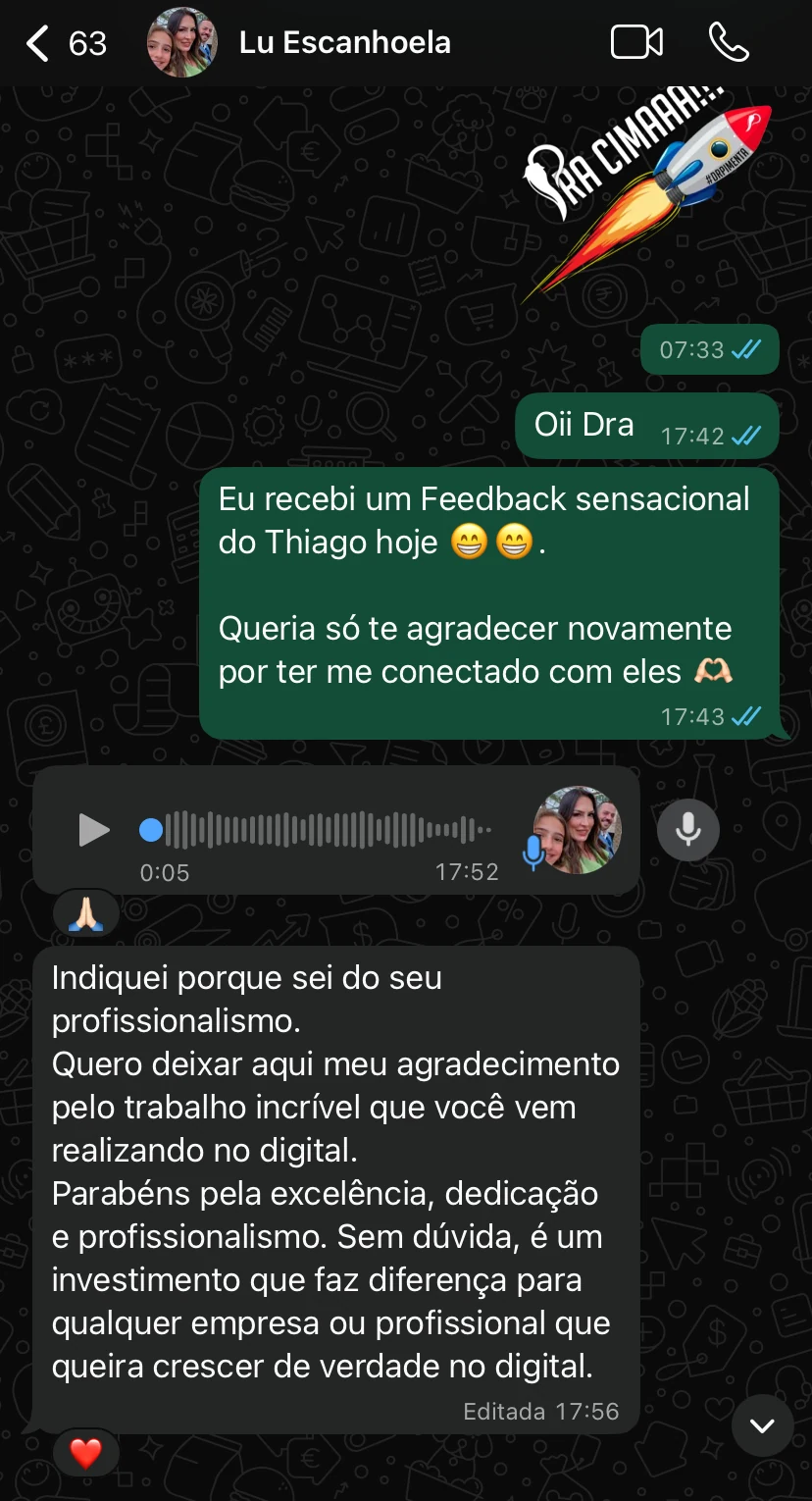 Feedback da Clínica Vassoler sobre o trabalho da HR Digital